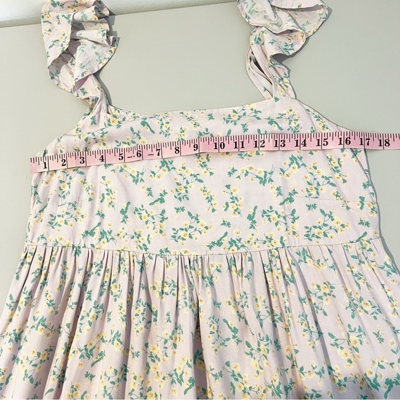 NEW Sokie Collective size S Summer Flutter Dress in lavender floral - Picture 9 of 10